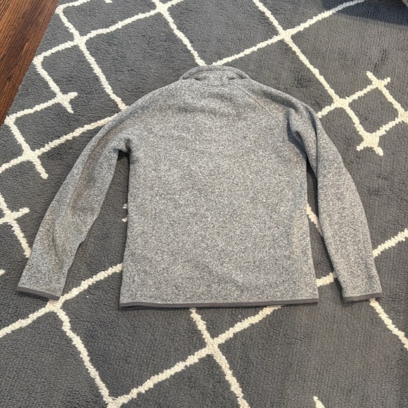 Patagonia Women’s Better Sweater Gray Quarter-Zip Pullover - Picture 7 of 8